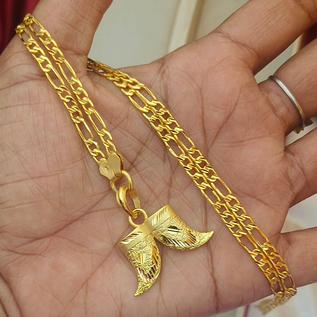Tiger claw dollar chain onegram forming polished DL- 21026