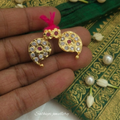 Stone-Studded Manga (Paisley) Thali Side Pendant TH1011