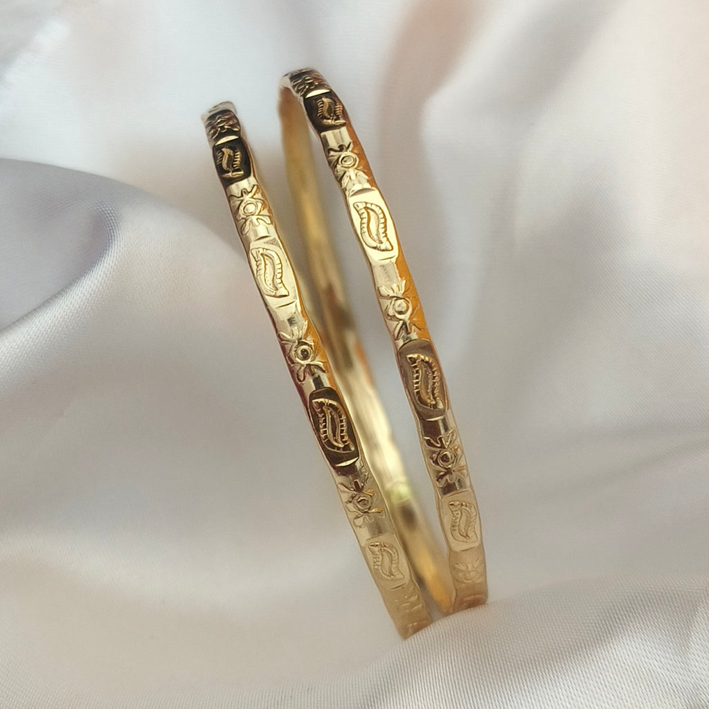 Pure impon unpolished bangles B- 61021