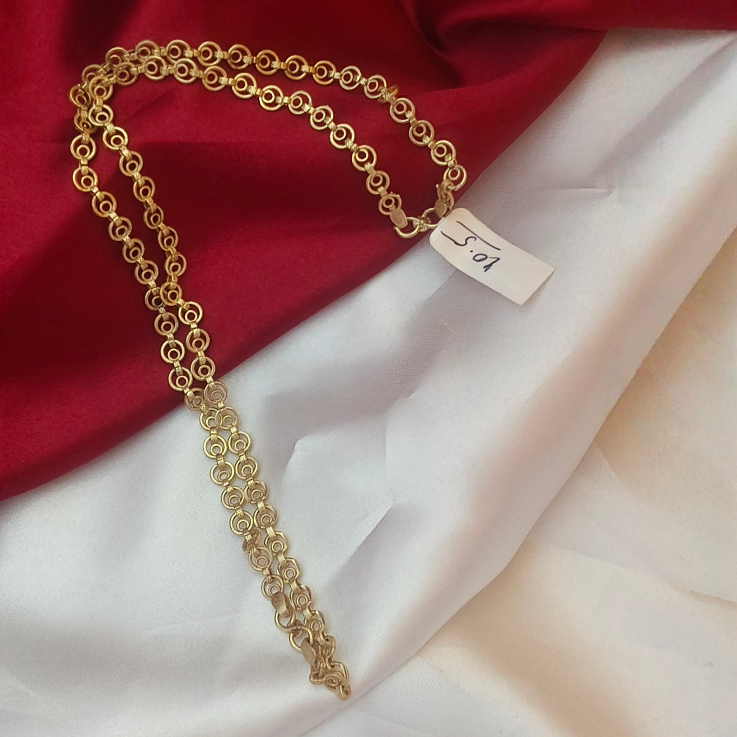Round pattern Pure impon anklet AN-81005