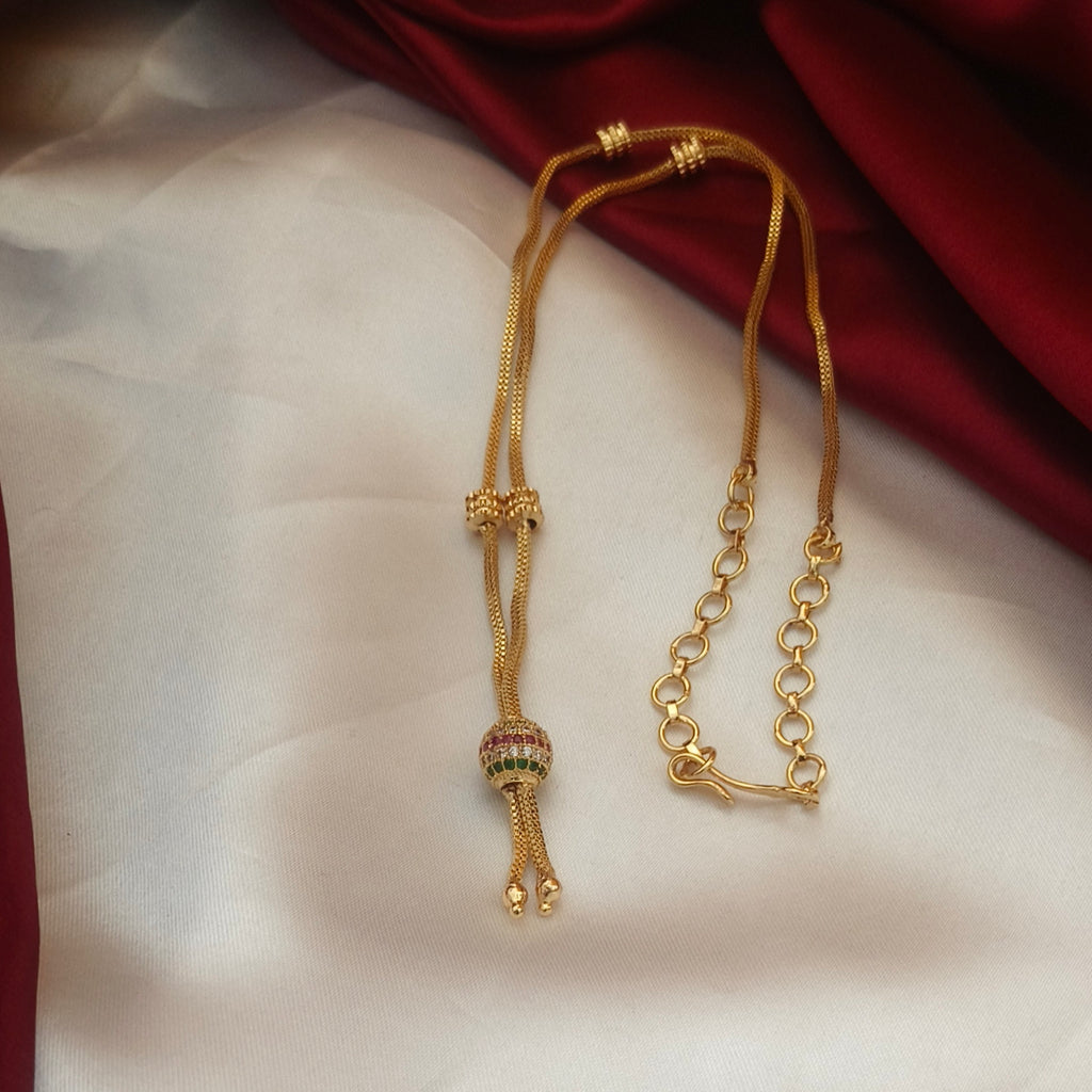 Side ball pattern short chain Multi-Color  DL-21028