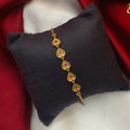 Pure impon heart pattern ruby toned bracelet BR- 51020