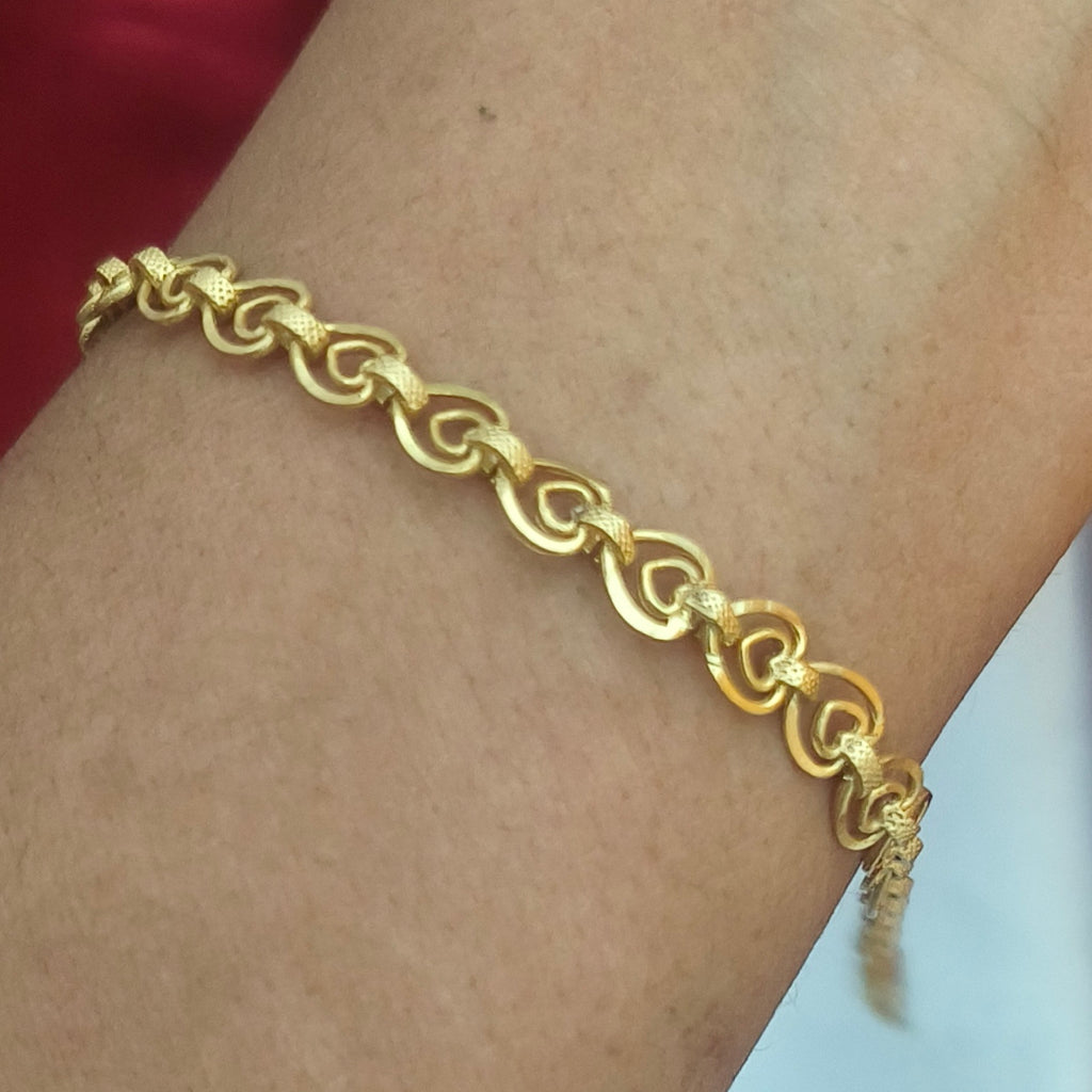 Pure impon Heart pattern bracelet BR- 51016