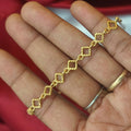 Pure impon unpolished square bracelet BR-51019