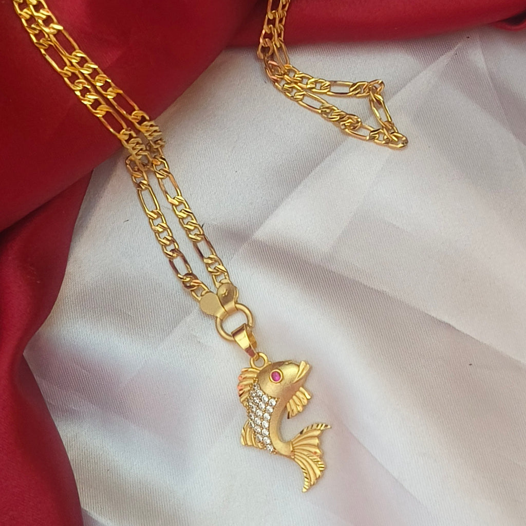 Fish dollar chain one gram forming DL- 21031
