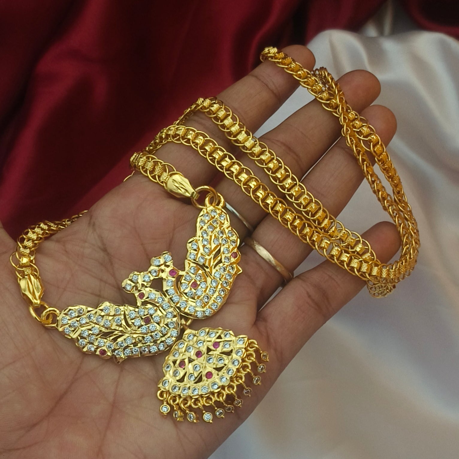 Impon peacock dollar chain DL- 21033