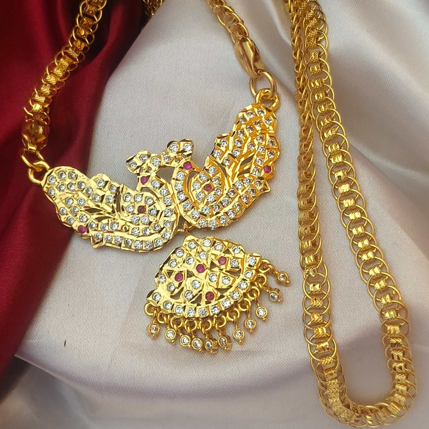 Impon peacock dollar chain DL- 21033