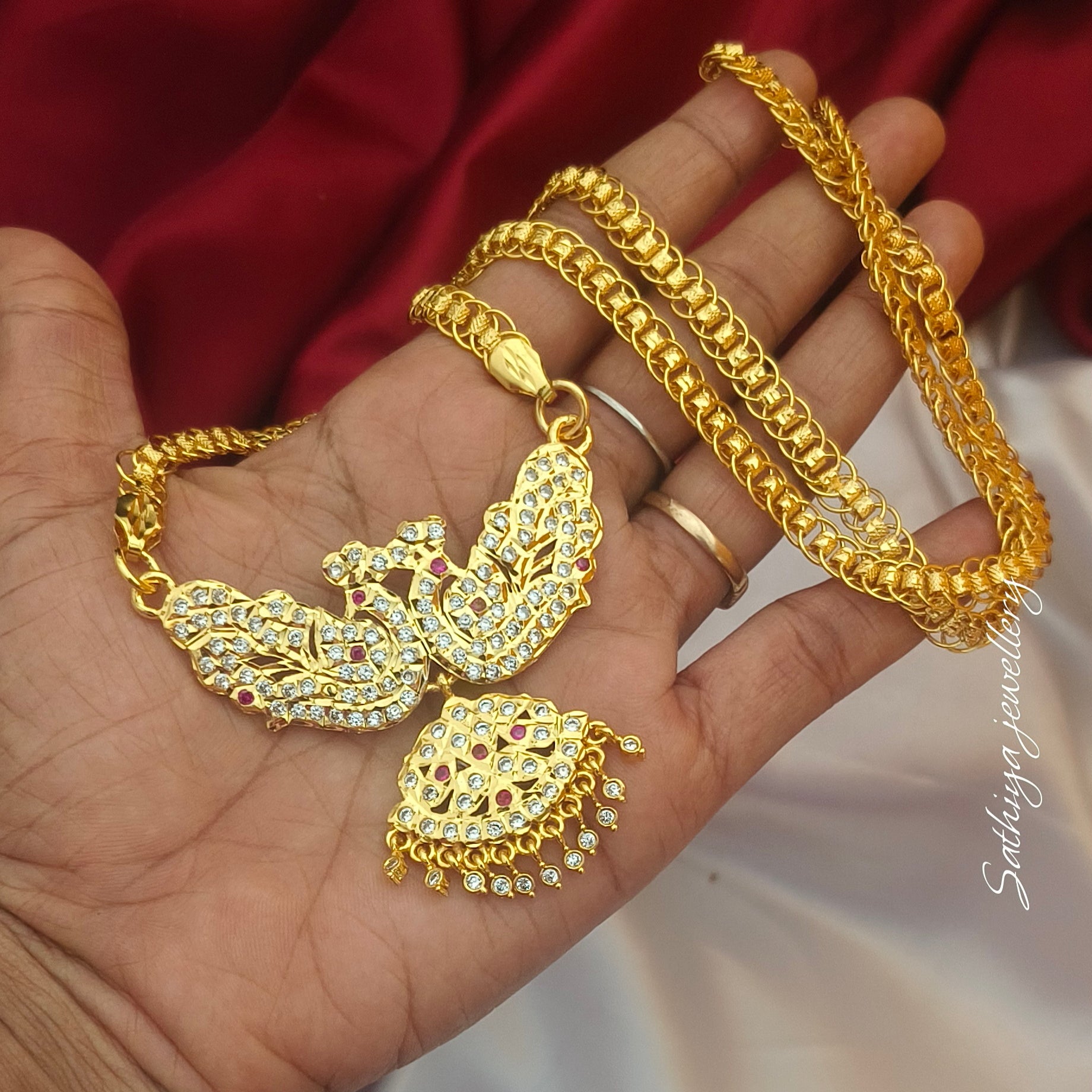 Impon peacock dollar chain DL- 21033