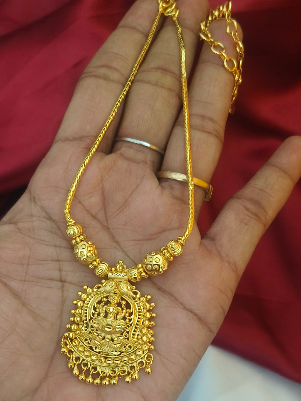 Lakshmi Goddess Temple Neckset N- 41018