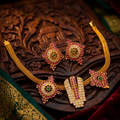 Shanku-Chakra-Namam premium quality necklace N- 41029