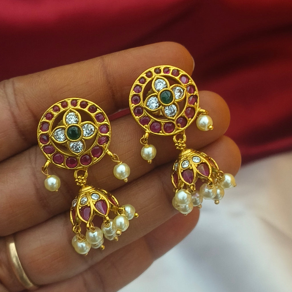 Royal Heritage Guttapusalu Jhumkas E-31043