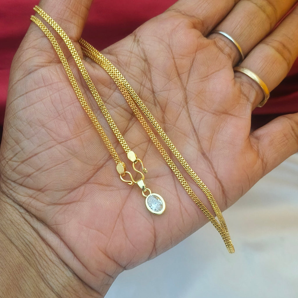 Sparkling diamond replica short chain DL -21039