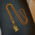 Divine 1-Gram Gold Forming Om Muruga Vel Doller Chain DL- 21043