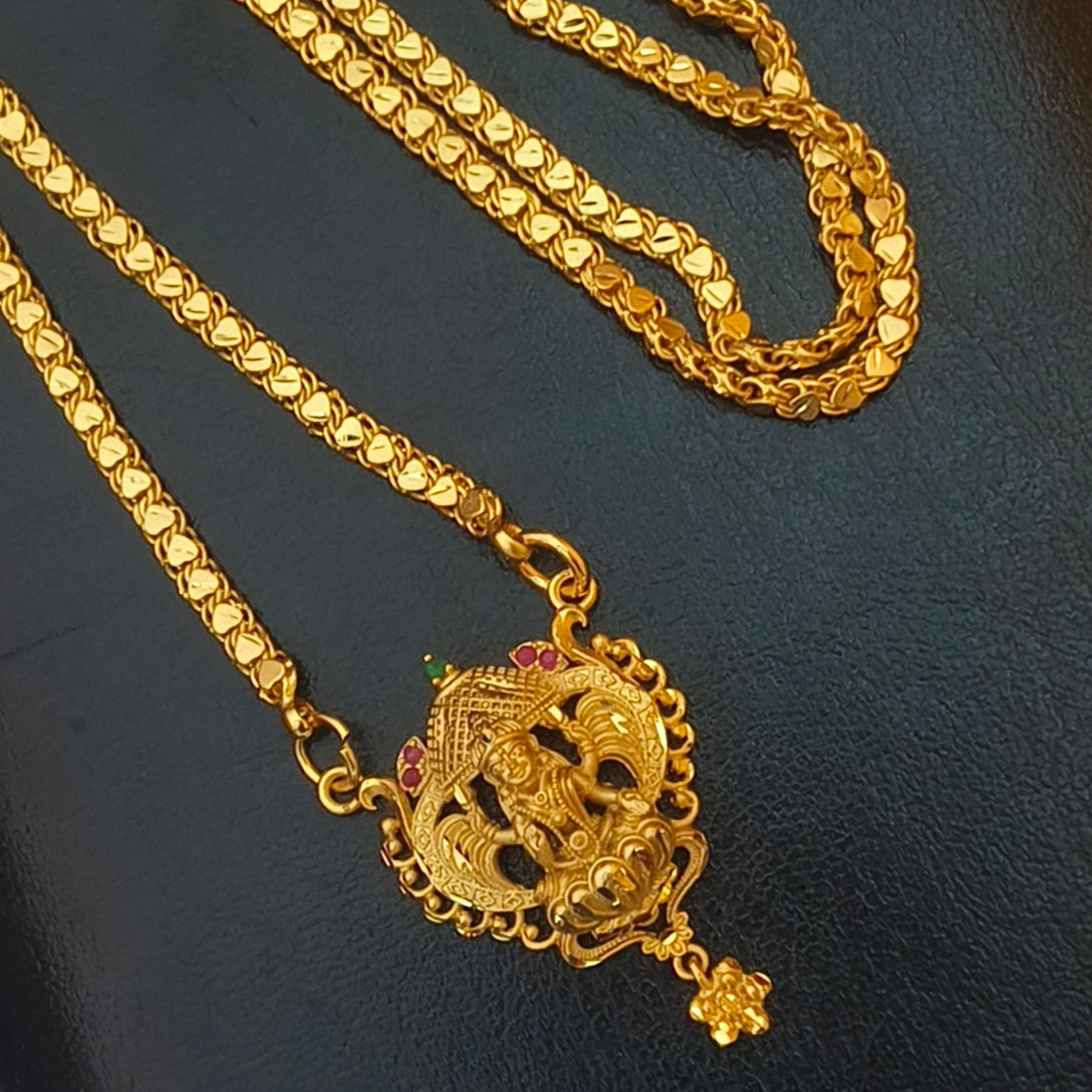Heritage look one gram forming doller and chain DL- 21045