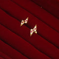 Lightning bolt Side earrings E-31049