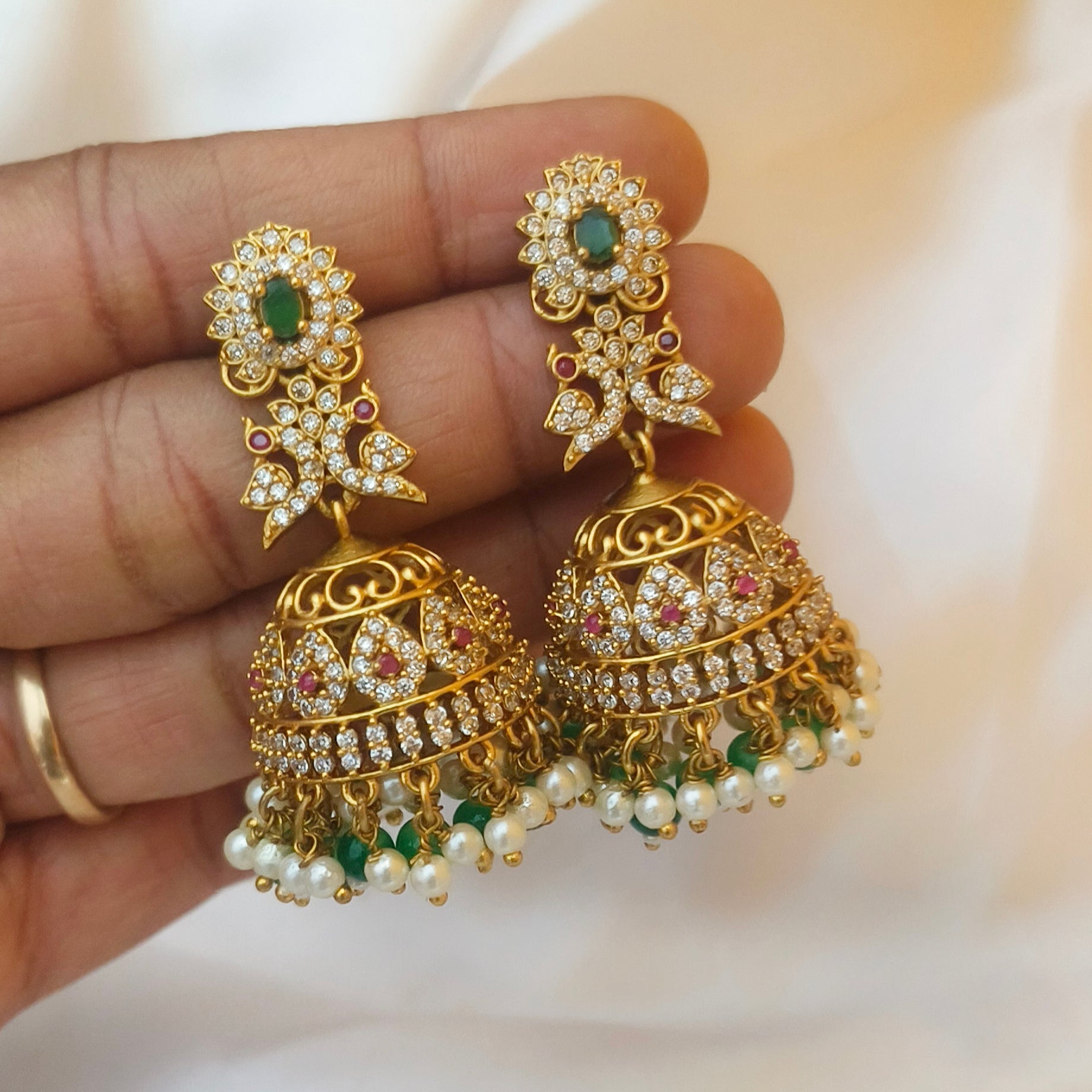 Grand wedding jhumka premium quality