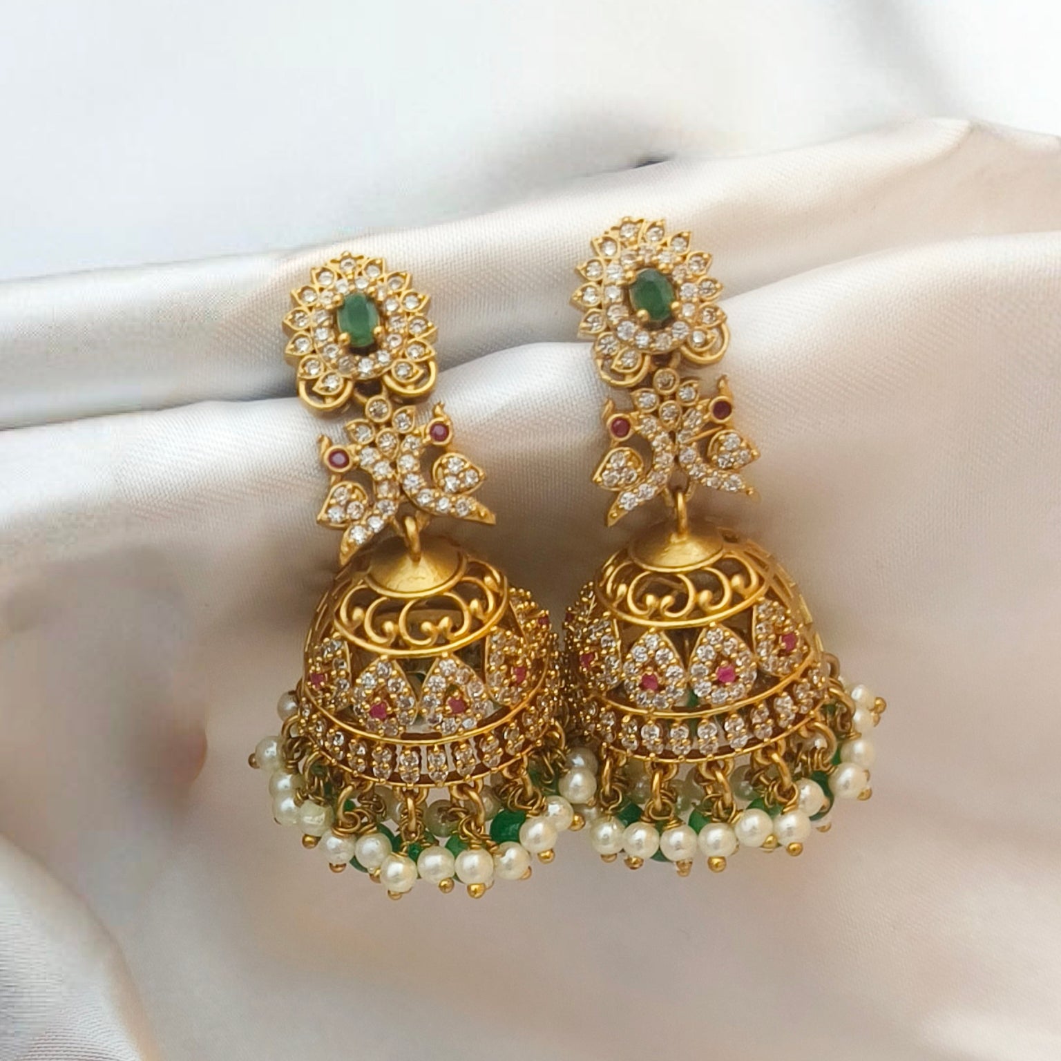 Grand wedding jhumka premium quality
