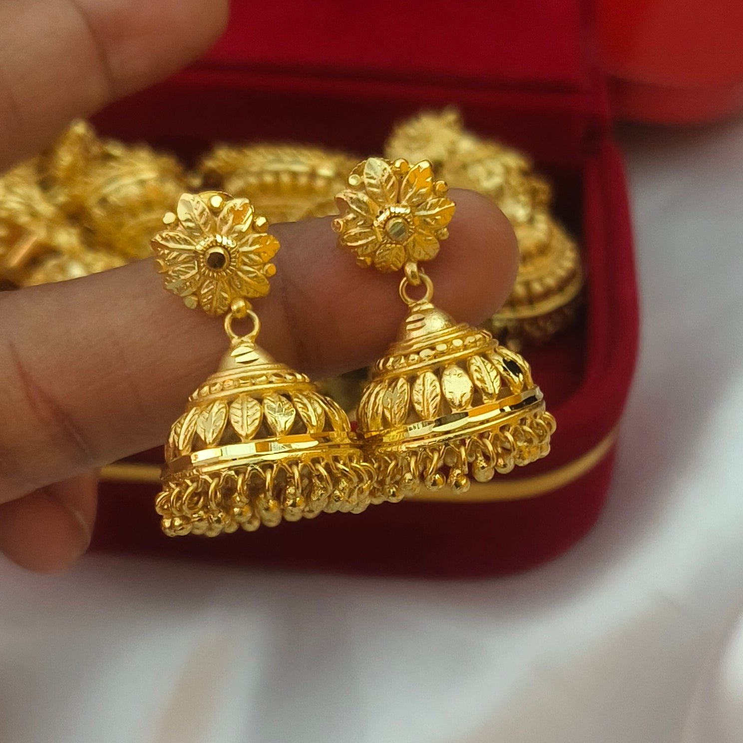 Jhumka forming polished E - 31058