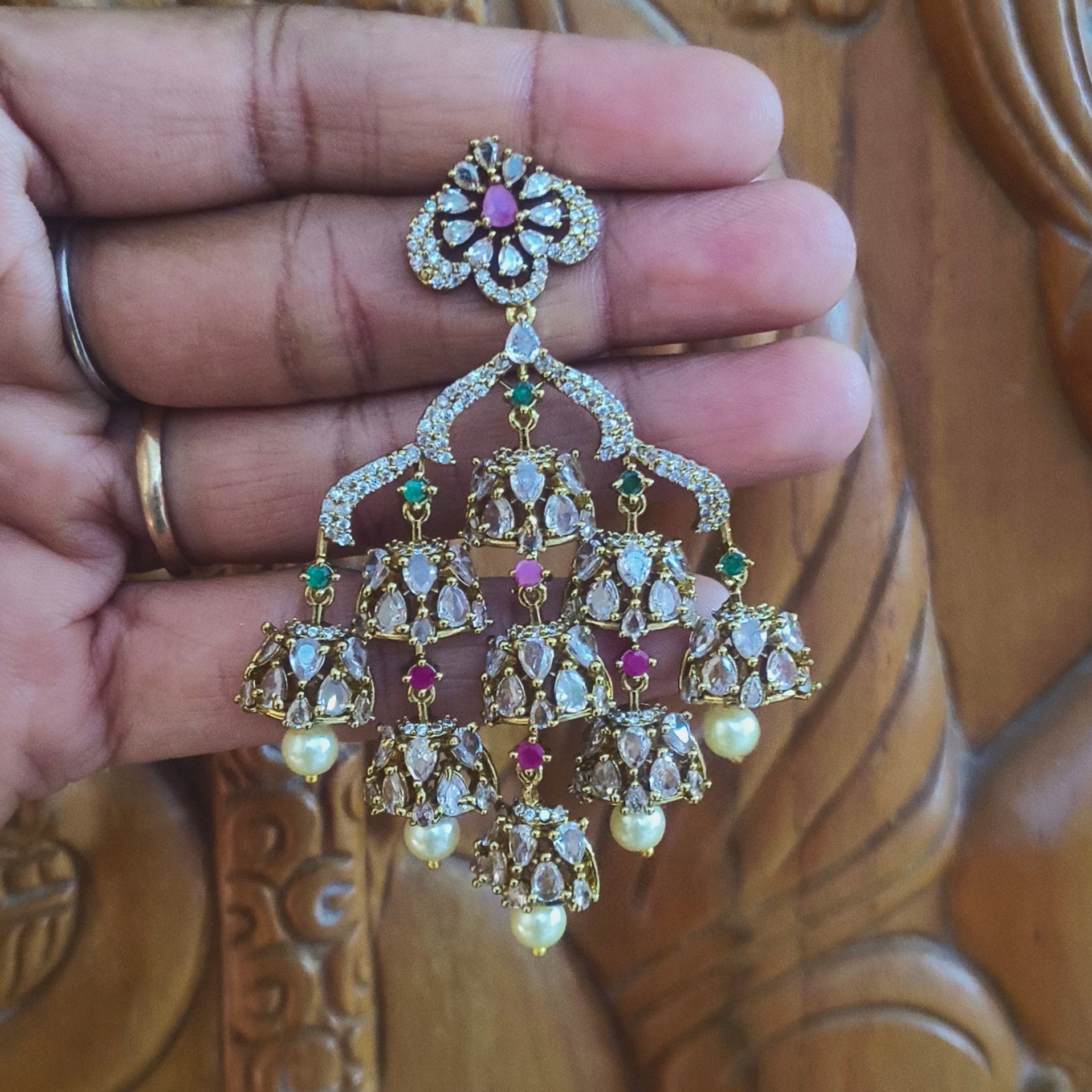 Grand wedding Premium earrings E- 31060