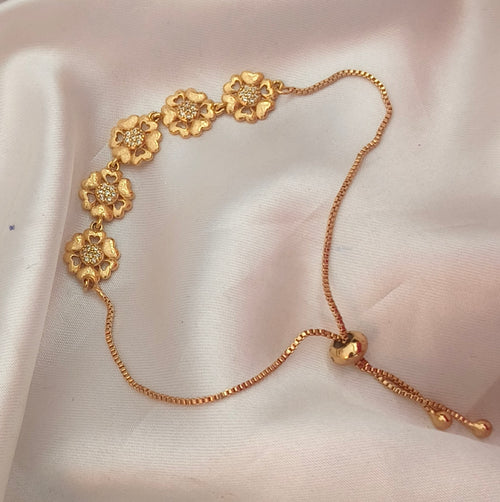 Adjustable Floral bracelet