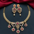 Premium quality matt finished necklace N- 41040