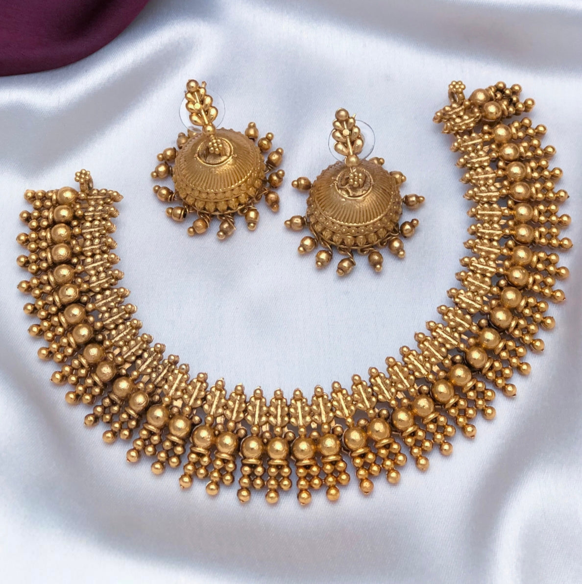 Matt finish necklace N - 41045