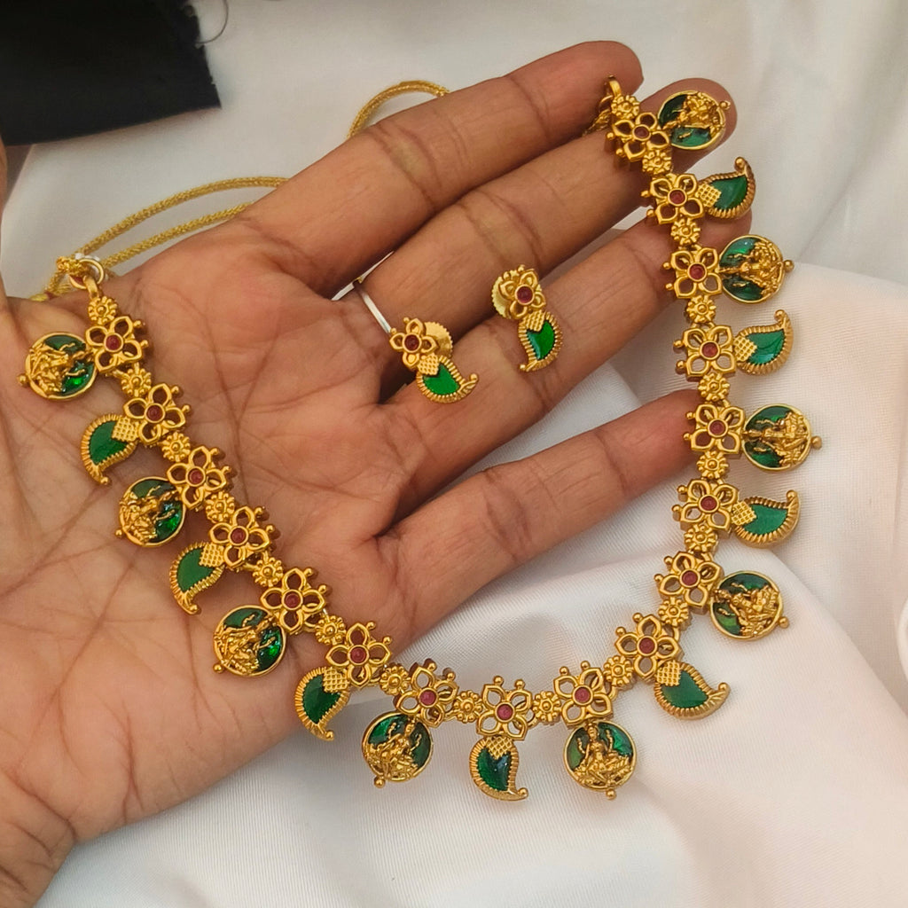 Palak necklace N- 41047