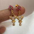 Flower pot earrings E- 31047