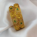 Traditional premium quality gold alike matt bangles B- 61046