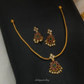Premium quality matt finish necklace N- 41060