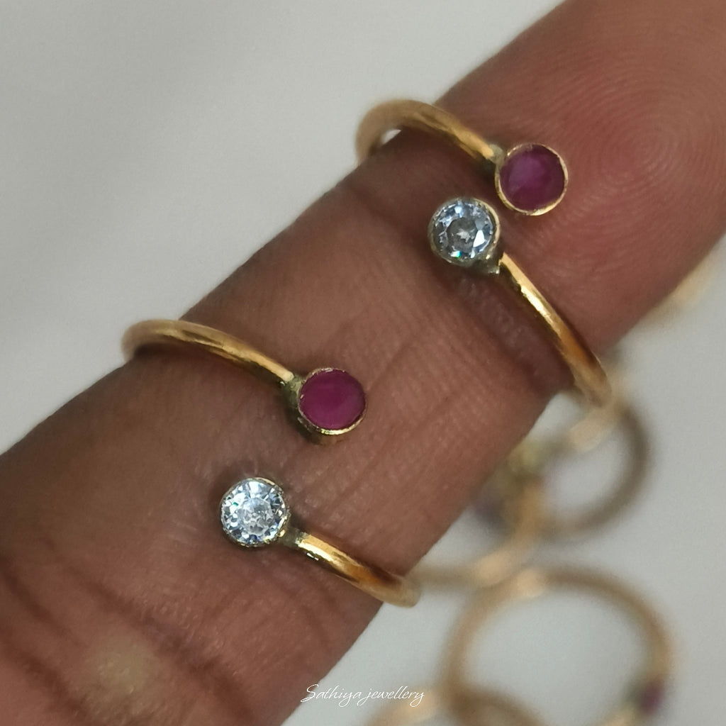 Pure impon unpolished metti (toe ring) 81010