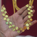 Double line Coin necklace kerala special N- 41062