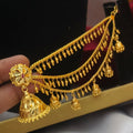 One gram forming jhumka with maatal E- 31104