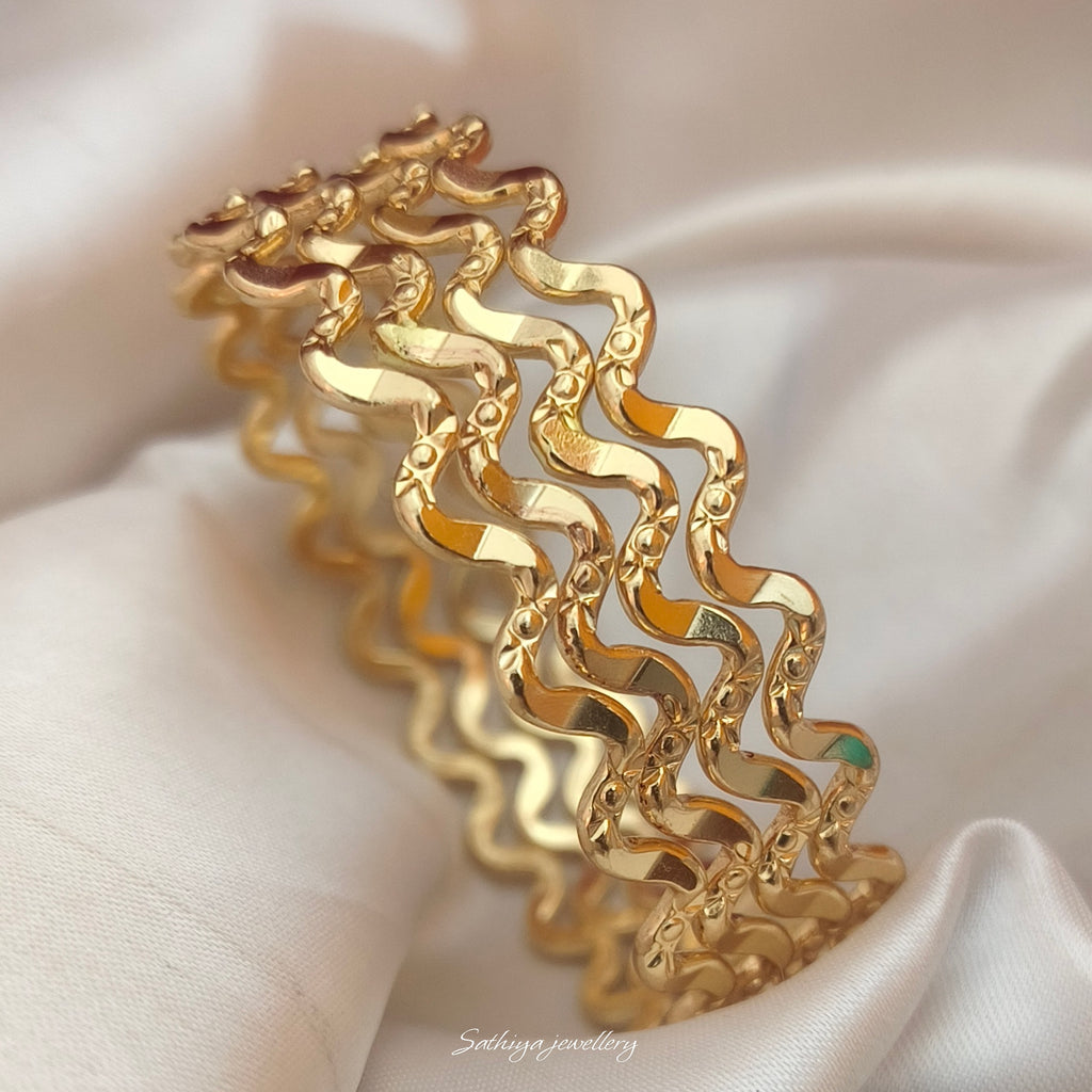 Pure Impon unpolished bangles(2) B- 61056