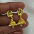 Forming peacock jhumka E- 31110