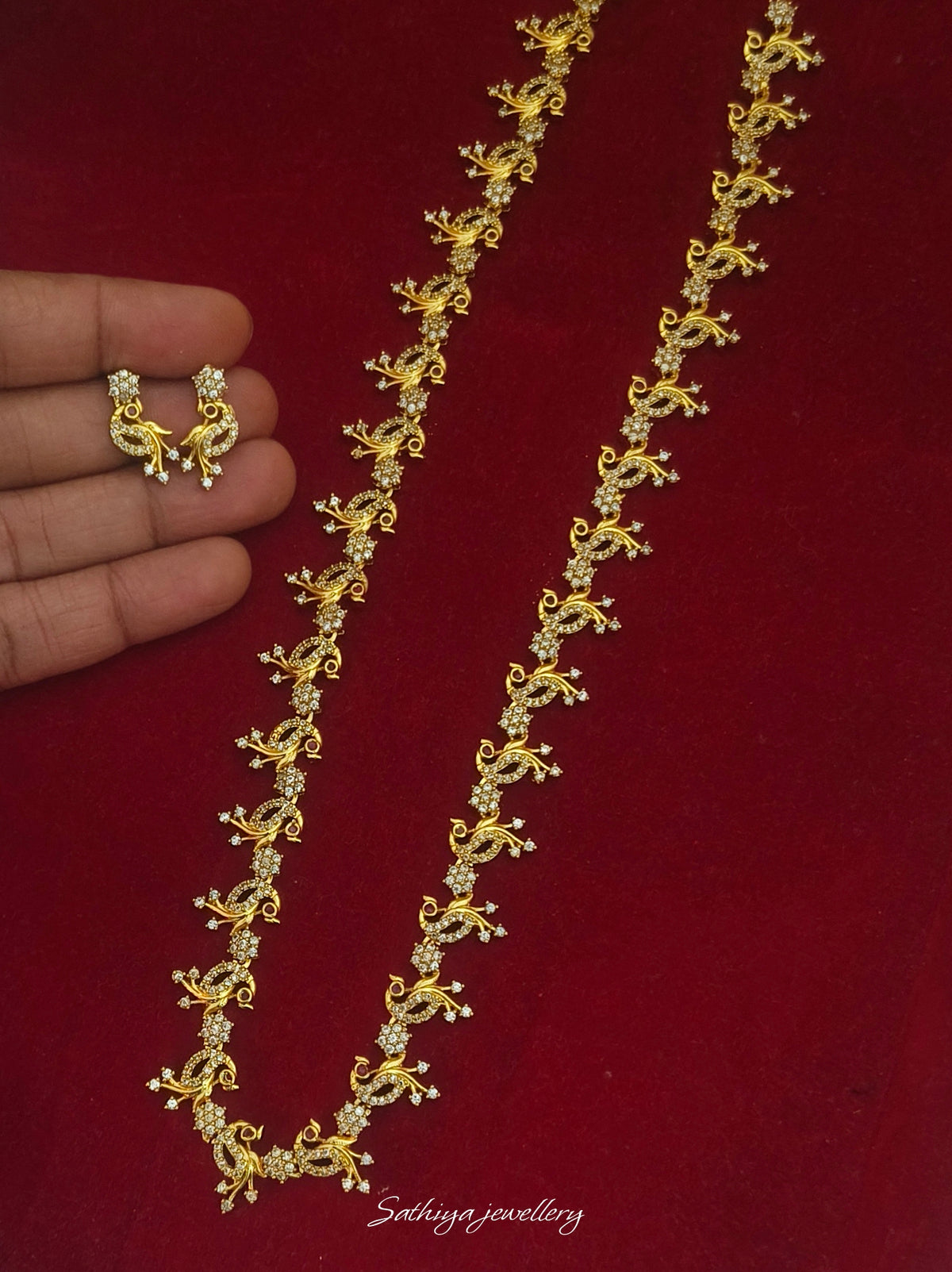 Peacock haaram premium quality HAR1022