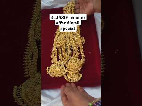 Lakshmi necklace and haaram combo 91016