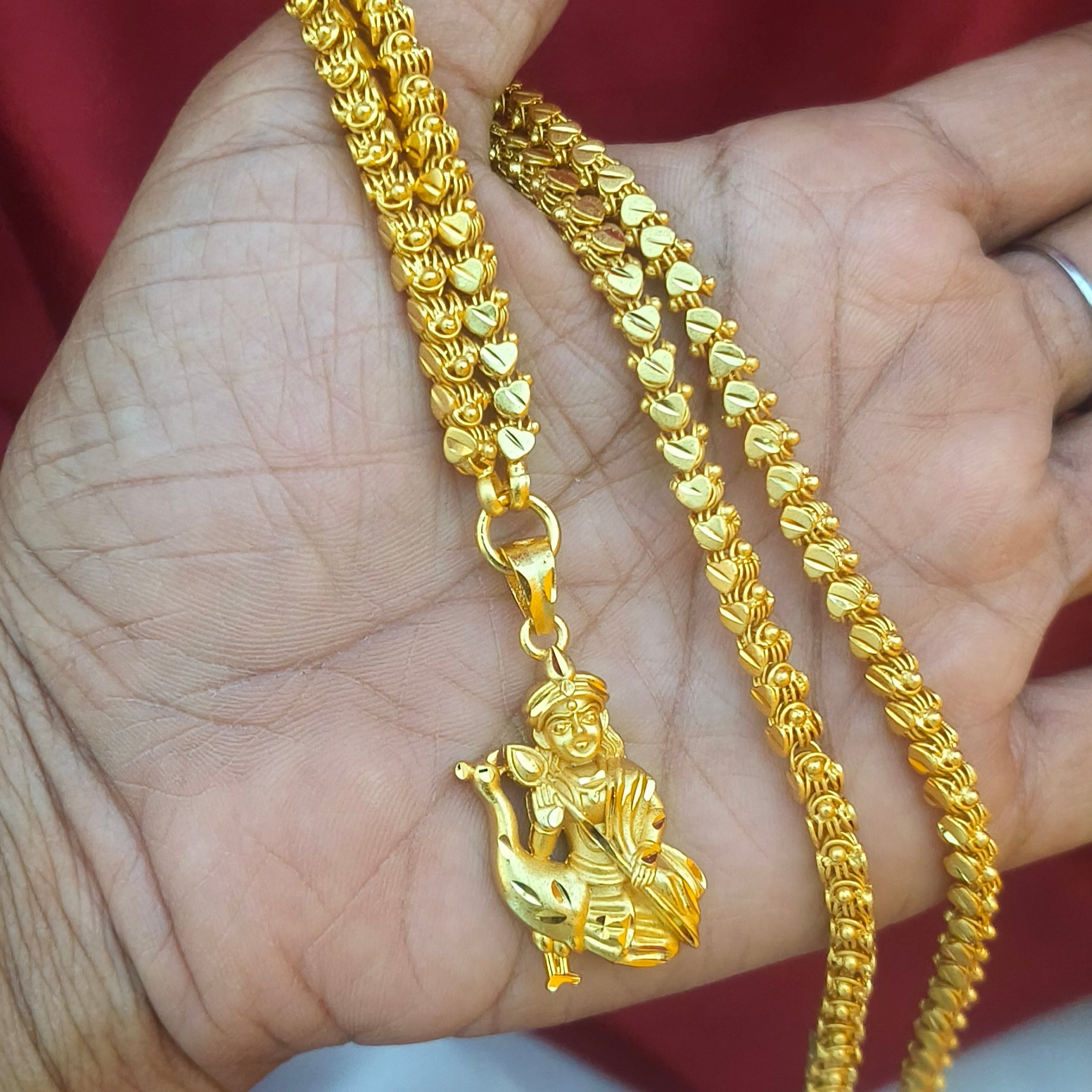 One gram forming Murugan doller chain - DL-1054