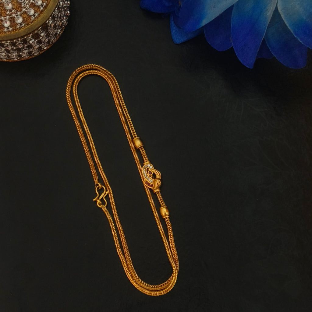 Peacock mugappu Chain CH- 11043
