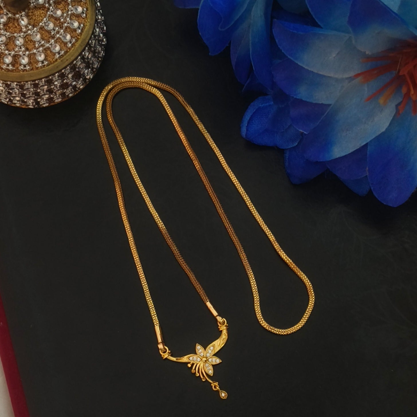Flower drop Dollar Chain DL- 21064