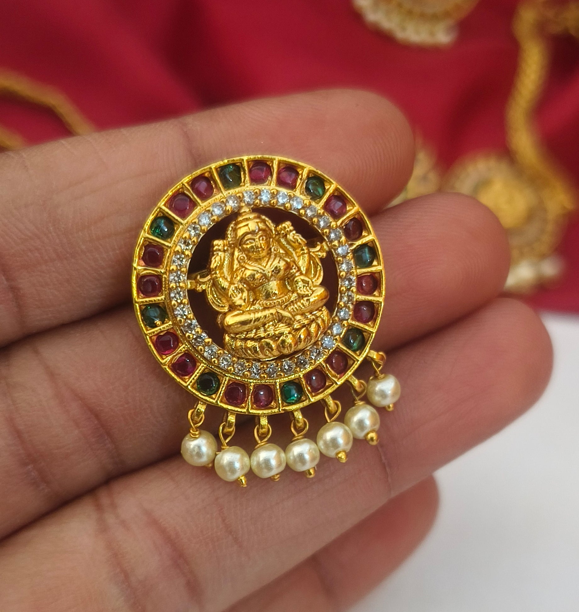 Antique Kemp stoned necklace-NM1001