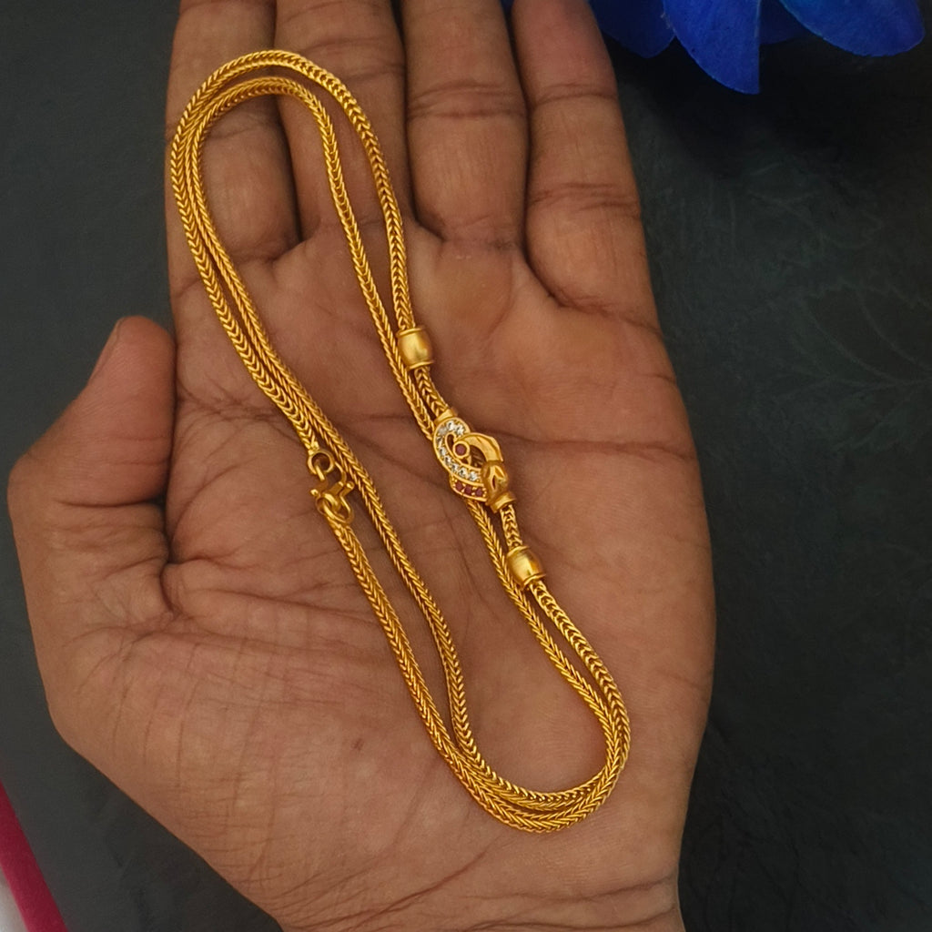 Peacock mugappu Chain CH- 11043