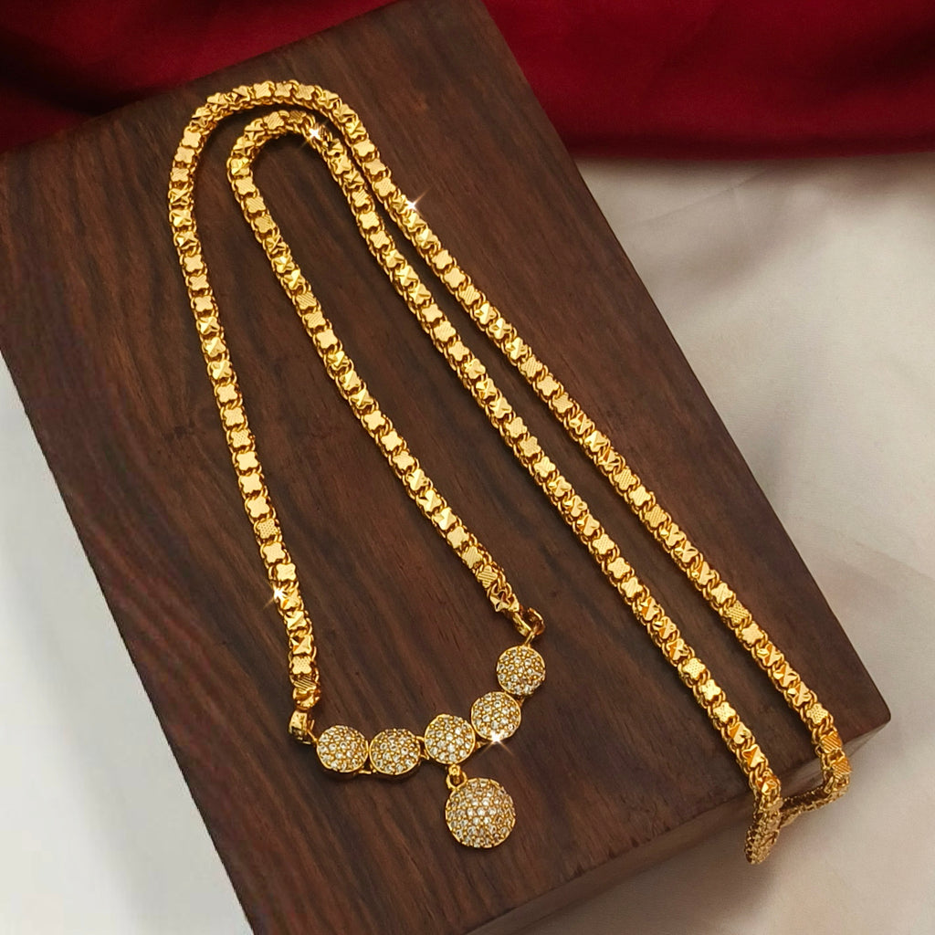 Diamond look dollar chain DL- 21061