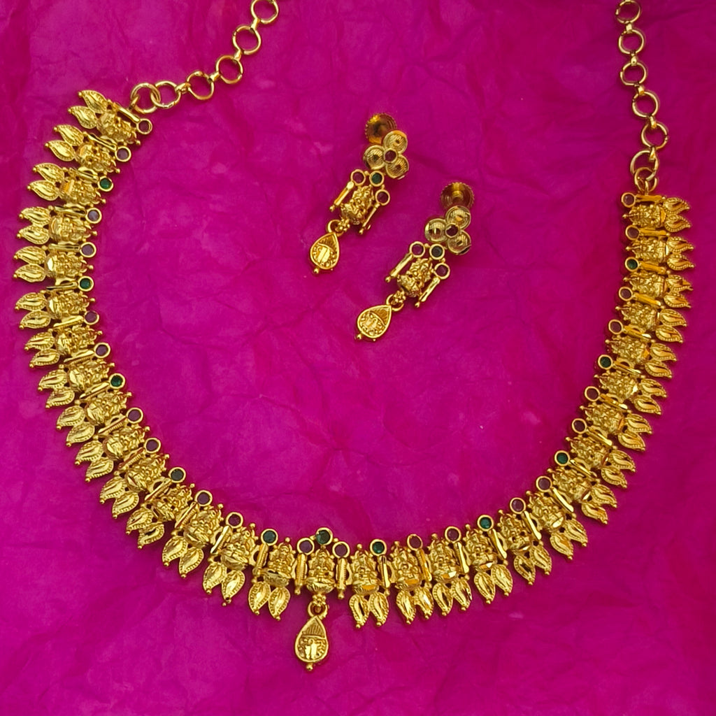 Lakshmi neckset one gram forming N-41015